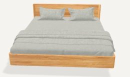 Chrome Platform Bed
