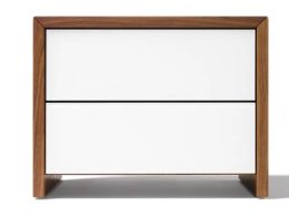LUNETTO NIGHT STAND WHITE FRONT