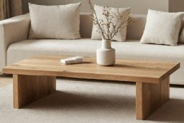 Modern Live Edge Coffee Table