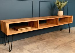 Scandinavian Wood Media Console