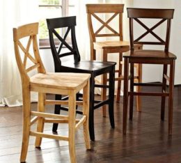 Aaron X Shaped Back Barstool