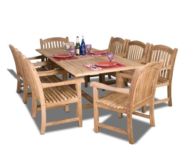 Teak  Amazonia Teak Newcastle Dining Set