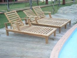 Arenal Chaise Loungeteak Outdoor