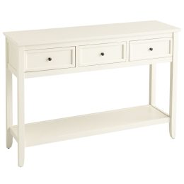 Ashington Antique White Console Table