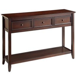 Ashington Mahogany Brown Console Table