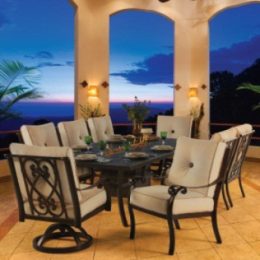 Bellanova Deep Seating Chairs Dining Table