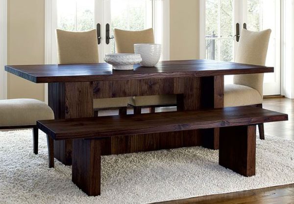 Brownstone Hampton Bench Dining Table And Chairs