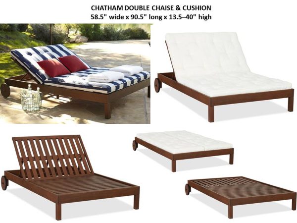 Chatham Chaise Lounge For Two
