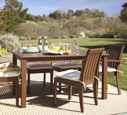 Chatham Rectangular Fixed Dining Table Chair