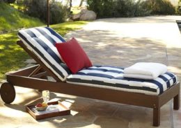 Chatham Teak Outdoor Chaise Lounge Chair