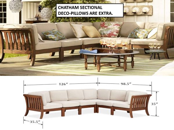 Chatham Teak Sectional