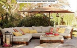 Chesapeake Teak Sectional