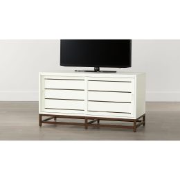 Clapboard White 48 Media Console