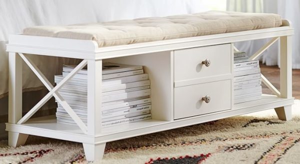 Clara Cushion Top Lattice Bench