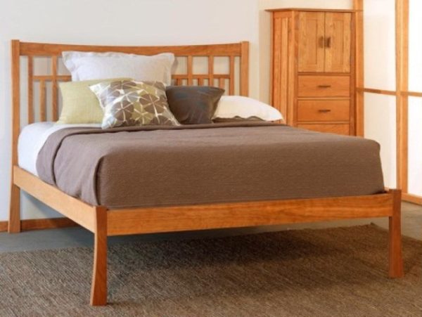 Contemporary Craftsman Bed Low Footboard