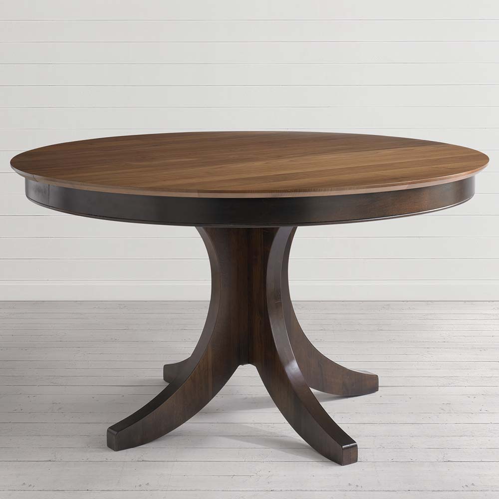 Custom Dining 54 Inch Round Pedestal Table | Costa Rican ...