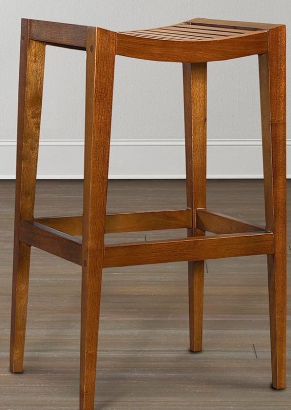 Custom Dining Bar Saddle Stool