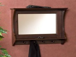 Entryway Mirror With Hooks