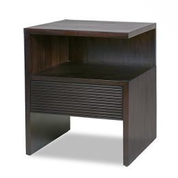 Groove Bed Side Table Left