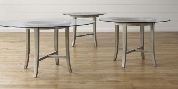 Halo Grey Dining Tables With Glass Tops