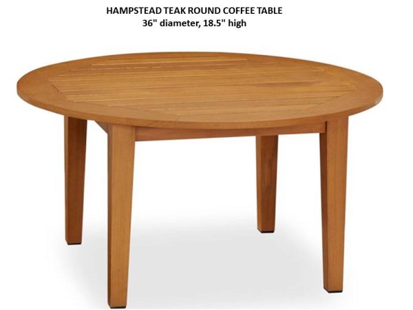 Hampstead Round Teak Coffee Table