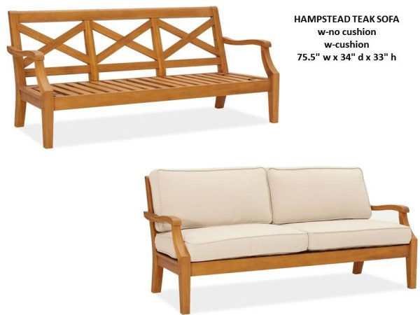 Hampstead Teak Sofa