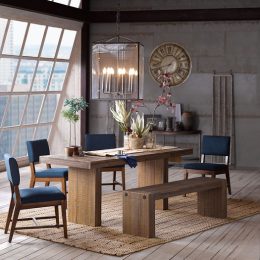 Ink Ivy Monterey Wood Kitchen Bench Fpf20 0321