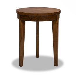 DHP Rosewood Tall Small Space Square End Table, Brown