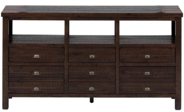 Jofran 60 Inch Media Unit With 6 Drawers