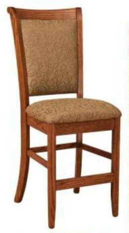 Kimberly Upholstered Stationary Bar Stool