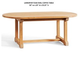 Larkspur Teak Coffee Table