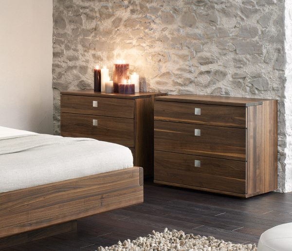 Luxury Walnut Chest Of Drawers Nox
