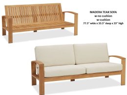 Madera Teak Sofa