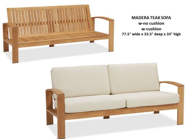 Madera Teak Sofa