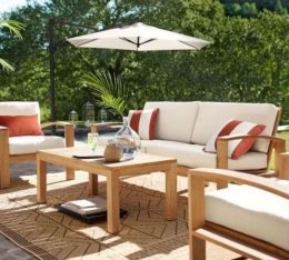 Madera Teak Sofa Love Seat Chair And Tables