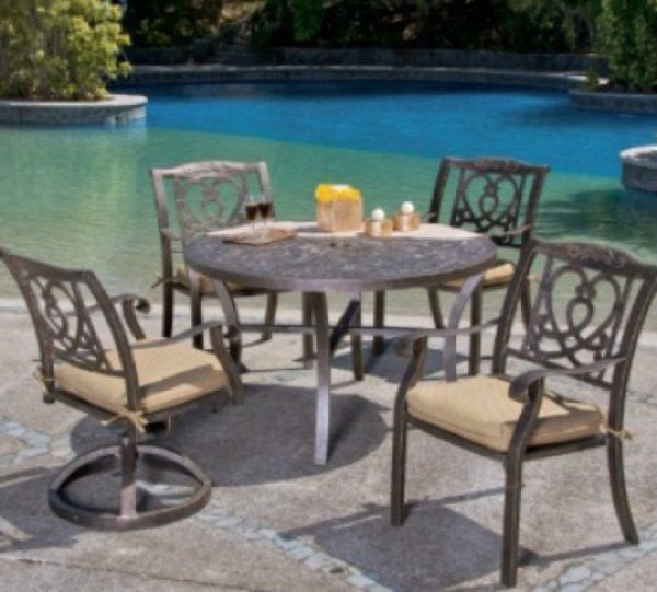 Madrid Cast Dining W Cushion Seat