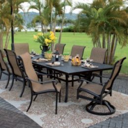 Madrid Sling Dining Elongated Dining Table
