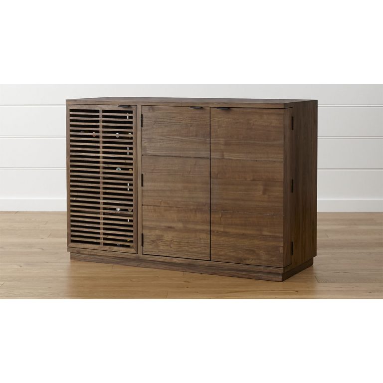 Marin Shiitake Bar Cabinet Reviews Crate And Barrel Bar Cabinet Barrel Furniture Solid Wood Shelves