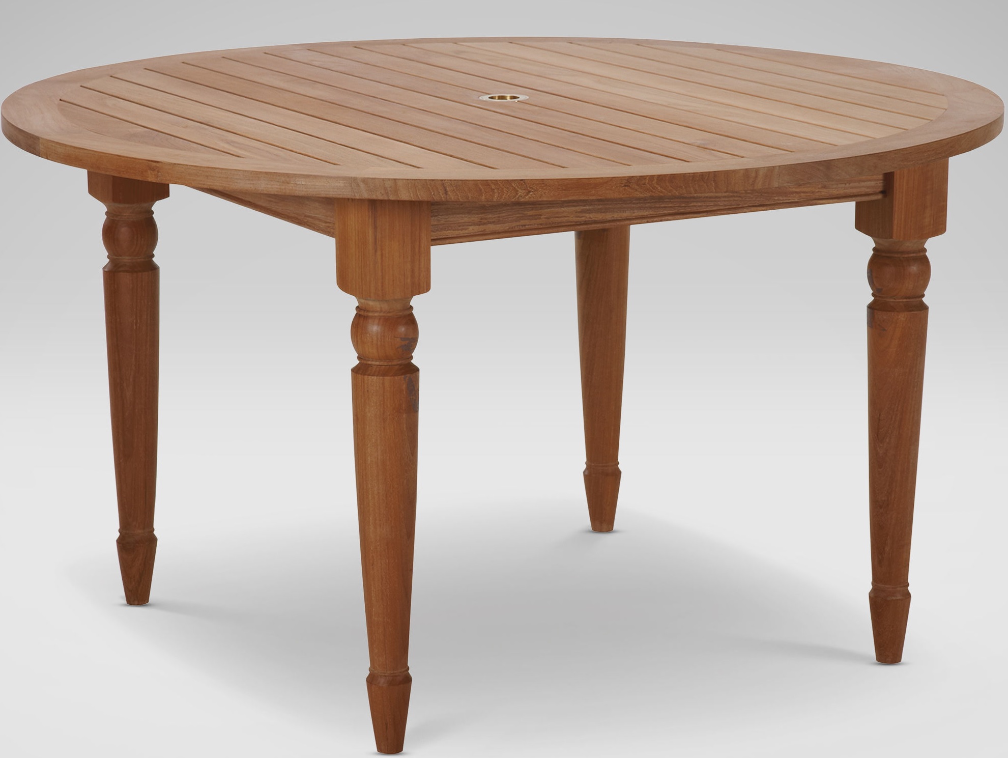 Round Teak Dining Table