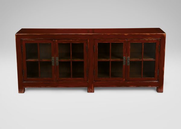 Ming Media Cabinet W Glass