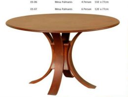Palmares Roung Dining Table W Pedestal Base