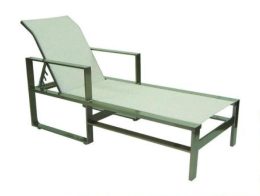 Park Place Adjustable Sling Chaise Lounge