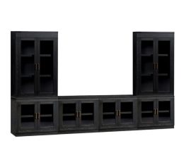 Reynolds Media Suite With Glass Door Towers