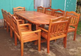 Siglo Teak Dining For 10