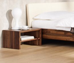 Solid Wood Night Stand Lunetto