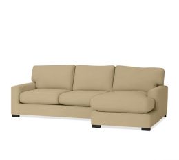 Turner Square Arm Upholstered Sofa With Chaise Sectional
