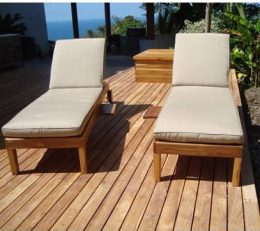 Tambor Chaise Lounge W Cushions