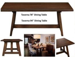 Taverne Recatangle Dining Table