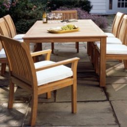 Teak Outdoor Chelsea Dining Set 600x600[1