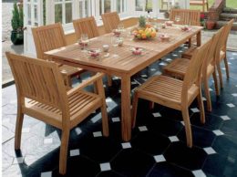 Teak Outdoor Monaco Dining Set